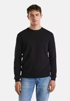 Свитер Crew Neck In Pure United Colors of Benetton, черный