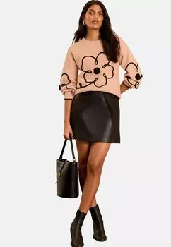 Свитер CREW NECK Love & Roses, фуксия