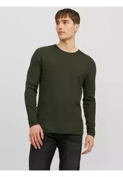 Свитер CREW NECK NOOS Jack & Jones, виноградный лист