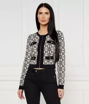 Свитер Cropped fit Elisabetta Franchi, бежевый