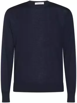 Свитер Cruciani из натуральной шерсти, синий