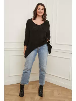 Свитер Curvy Lady, черный