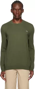 Свитер цвета хаки Амир A.P.C.