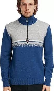 Свитер Dale of Norway Lahti Sweater, цвет Indigo/Light Charcoal/Off-White
