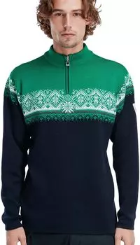 Свитер Dale of Norway Moritz Masculine, цвет Navy/Bright Green