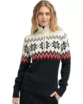 Свитер Dale of Norway Myking Sweater, цвет Black/Off-White/Raspberry