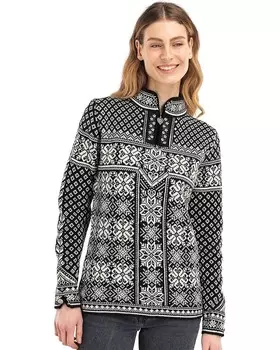 Свитер Dale of Norway Peace Sweater, цвет Black/Off-White