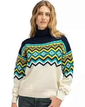 Свитер Dale of Norway Randaberg Sweater, цвет Off-White/Navy/Peacock