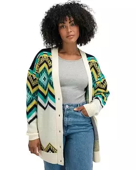 Свитер Dale of Norway Skla Cardigan, цвет Off-White/Marine/Peacock