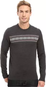 Свитер Dale of Norway Sverre Sweater, цвет Dark Grey/Off-White