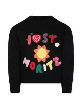 Свитер Дани MC2 Saint Barth Kids, черный