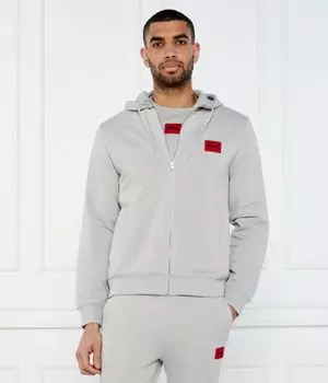 Свитер daple212 Regular fit Hugo, серый