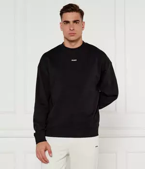 Свитер dapocrew Relaxed fit Hugo, черный