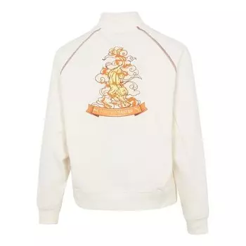 Свитер das cc graphic half-zip crew 'white' Puma, белый