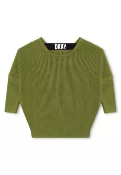 Свитер Dcollet Au Dos DKNY, цвет light olive