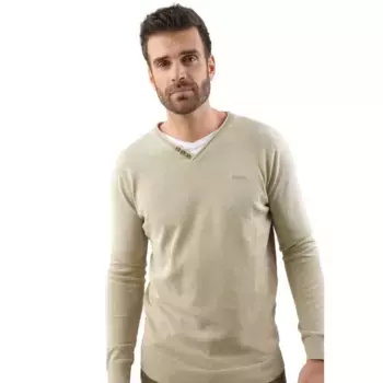 Свитер Deeluxe Single v neck, бежевый