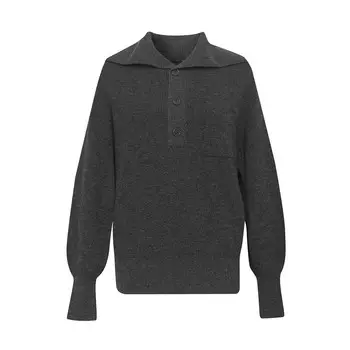 Свитер Deep Breath кашемировый, темно-серый