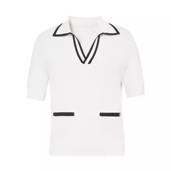 Свитер Deep Breath с короткими рукавами, белый