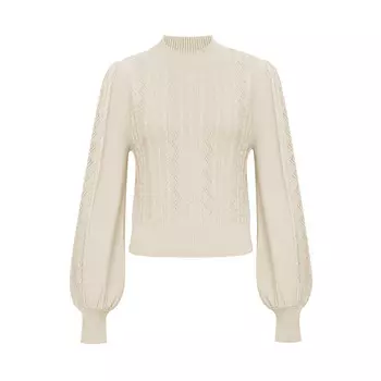 Свитер Deep Breath с перфорированной текстурой, черный