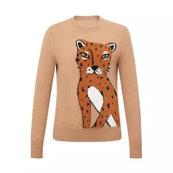 Свитер Deep Breath с принтом, свитер, синий / зеленый