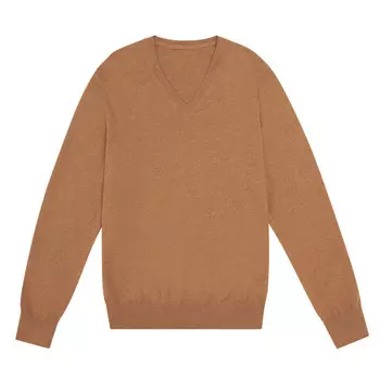 Свитер Deep Breath с треугольным вырезом, хаки