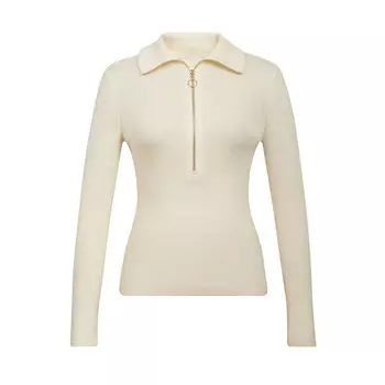 Свитер Deep Breath с верхними молниями и лацканами, хаки