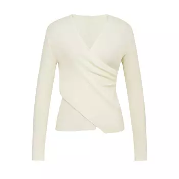 Свитер Deep Breath со складками, черный