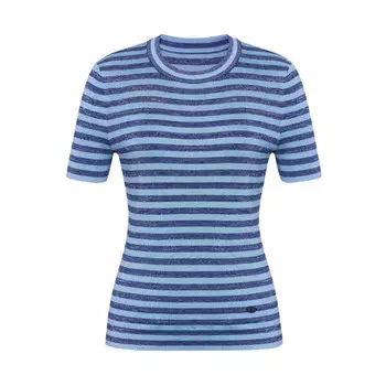 Свитер Deep Breath в полоску, фиолетовый