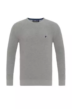 Свитер DENIM CULTURE Aljamain, пятнистый серый