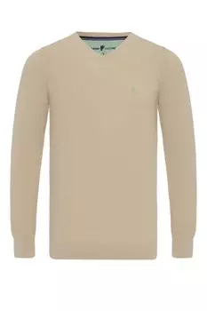 Свитер DENIM CULTURE NOVAK, бежевый