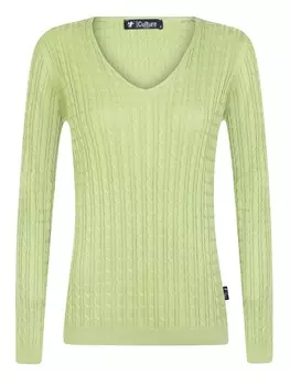 Свитер Denim Culture VERLA, светло-зеленый