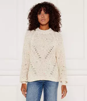 Свитер Desigual Loose fit, экрю