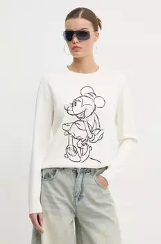 Свитер Desigual МИННИ МАУС, бежевый