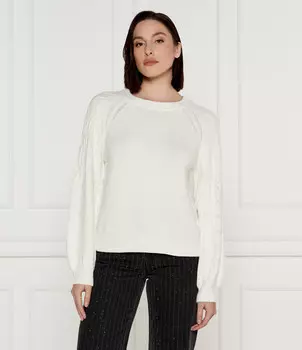 Свитер Desigual Regina Regular Fit, белый