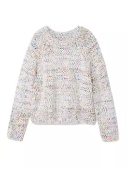 Свитер Desigual Sweater Marled, белый