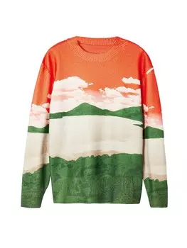 Свитер Desigual Sweater, оранжевый
