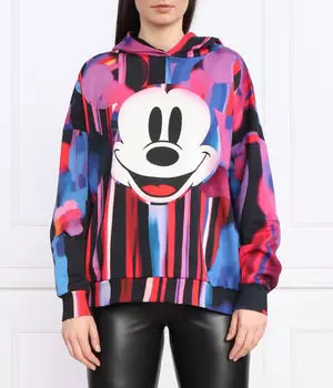 Свитер Desigual x Микки Маус Oversize fit Desigual, черный