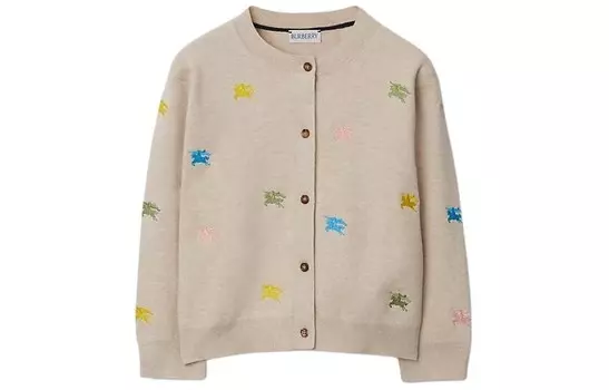 Свитер детский Burberry, бежево-серый