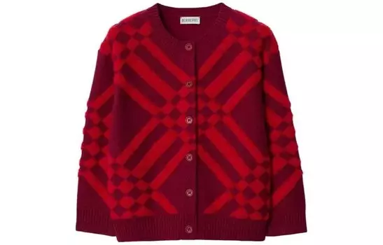 Свитер детский Burberry, красный / бордовый