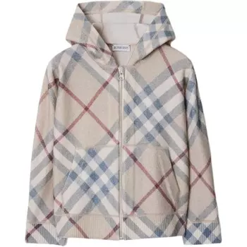 Свитер детский Burberry, светло-серый / синий