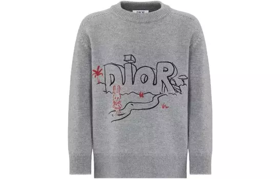 Свитер детский Dior, серый