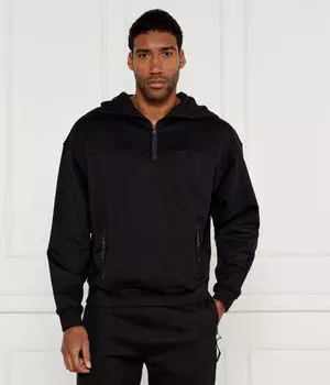 Свитер дилактек Regular fit Hugo, черный