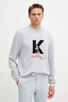 Свитер DISNEY Karl Lagerfeld, серый
