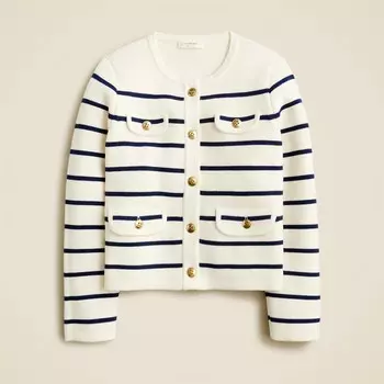 Свитер для девочек Эмили женская куртка в полоску J.Crew, мультиколор