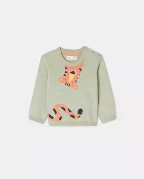 Свитер для мальчика с тигром El Corte Ingls