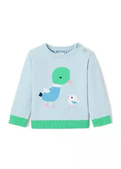 Свитер для мальчика с узором птицы Jacadi Paris