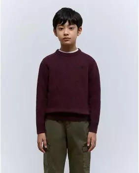 Свитер для мальчика стандартного кроя с длинными рукавами Scalpers, бордо