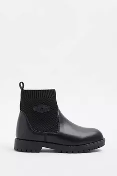 Свитер для мальчиков ботильоны и ботинки River Island, черный