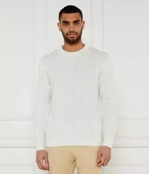 Свитер для охранника Loose fit Hugo, белый