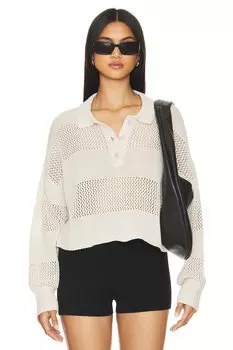 Свитер для регби Lspace, белый